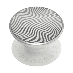 PopSockets PopGrip Gen.2, lasersko izrezan kovinski terenski val, lasersko izrezani valoviti valovi, kovina