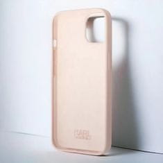 Karl Lagerfeld Ovitek Karl Lagerfeld "Icon - silicone pink" za iPhone 13 Pro (KLHCP13LSNIKBCP)