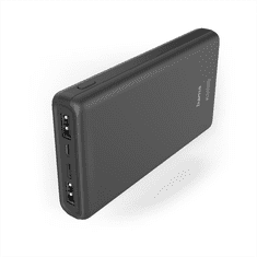 Hama ALU15HD, powerbank, 15000 mAh, 3 izhodi: 1x USB-C, 2x USB-A, aluminij, antracit