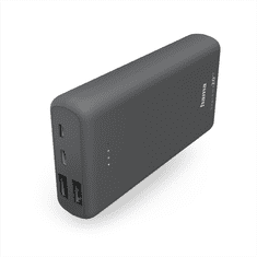 Hama Supreme 20HD, powerbank, 20000 mAh, 3 A, 3 izhodi: 1x USB-C, 2x USB-A