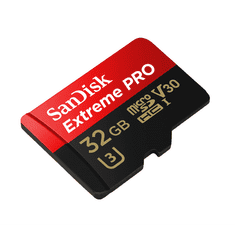 SanDisk Extreme Pro microSDHC 32 GB 100 MB/s A1 Class 10 UHS-I V30, adapter