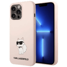 Karl Lagerfeld Ovitek Karl Lagerfeld "Choupette - silicon pink" za iPhone 13 Pro Max/12 Pro Max (KLHCP13XSNCHBCP)