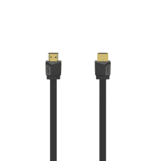 Hama Kabel HDMI High Speed 4K 1,5 m, raven Flexi-Slim