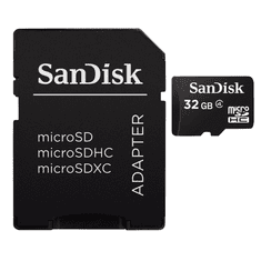 SanDisk microSDHC kartica 32 GB + adapter