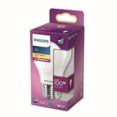 shumee Philips enakovredno 100 W E27 LED žarnica Toplo bela, brez možnosti zatemnitve, plastika