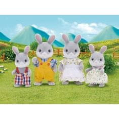 shumee SYLVANIA FAMILIES 3134 The Grey Rabbit Family