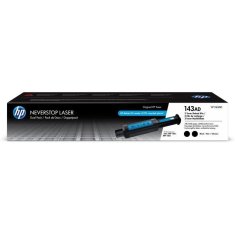 shumee Komplet 2 originalnih kartuš za črni toner HP 143A Neverstop (W1143AD), za serijo HP Neverstop 1000/1200