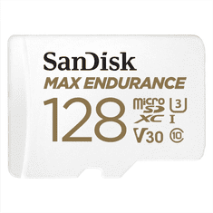 SanDisk MAX ENDURANCE microSDXC kartica z adapterjem 128 GB