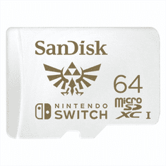 SanDisk Nintendo Switch micro SDXC 64 GB 100 MB/s A1 C10 V30 UHS-1 U3