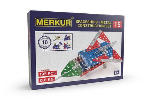 Merkur 015 Shuttle 195 delov, 10 modelov