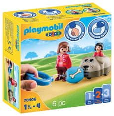 Playmobil PLAYMOBIL 1.2.3 70406 Moj vlečni pes