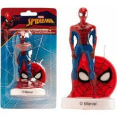 Dekora Figurica Spiderman za torto s svečo 9cm -