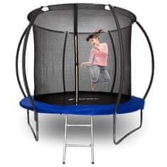 shumee HENZEN trampolin z mrežo in lestvijo 305 cm moder FT10