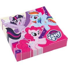 Amscan Papirnati prtički My Little Pony 20 kosov 33x33cm -