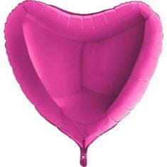 Grabo Napihljiv balon roza srce 91 cm -