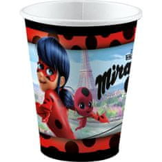 Amscan Papirnate skodelice 250ml 8 kosov Čudežno - Ladybug -