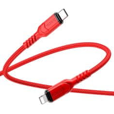 Hoco HOCO kabel tipa C do strele PD 3A 20W X59 1 m rdeč