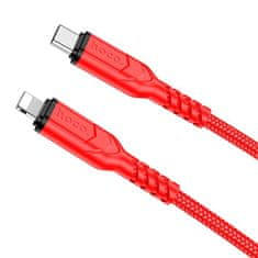 Hoco HOCO kabel tipa C do strele PD 3A 20W X59 1 m rdeč