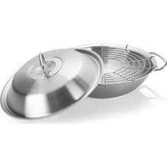 Fissler WOK ponev s pokrovom, iz nerjavečega jekla, O 35 cm - Original profi collection -