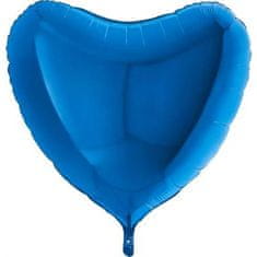 Grabo Napihljiv balon modro srce 91 cm -