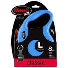 Kerbl Povodec Flexi Classic New tape L blue 8m