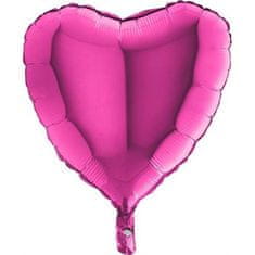 Grabo Napihljiv balon roza srce 46 cm -