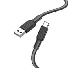 Hoco HOCO Kabel USB A s tipom C 3A X69 1 m črno-beli