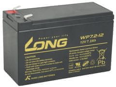 Long Dolga baterija WP7.2-12 (12V/7Ah - Faston 250)