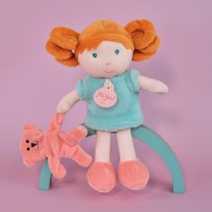 Doudou Jolijou Miss Mint lutka 21 cm