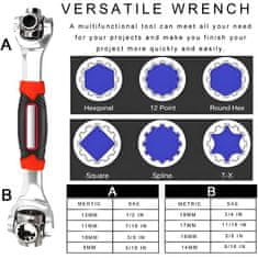 Vixson 48 v 1 večnamenski ključ za vtičnice | WRENCHELITE