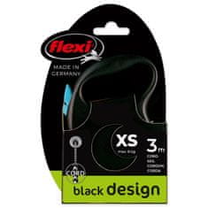 Flexi Povodec Black Design kabel XS blue 3m