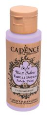 Cadence Style Mat barva za tekstil - vijolična lila / 50 ml