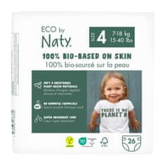 ECO by Naty Plenice za enkratno uporabo 4 (7-18 kg) 26 kosov