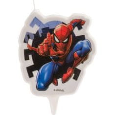 Dekora Sveča za torto Spiderman 7cm -