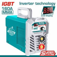 Total MMA varilni aparati (inverter) 160A (TW21602E)