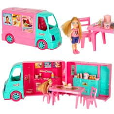 WOWO Doll car kamper food truck set 21 kosov.