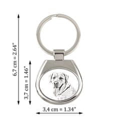 Artdog Labradorski retriever I - obesek za ključe s psom, obesek za ključe s potiskom, personaliziran obesek blagovne znamke Art-Dog