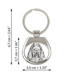 Artdog Italian Spinone, Spinone Italiano, Bracco Spinoso - obesek za ključe s psom, obesek za ključe s potiskom, personaliziran obesek blagovne znamke Art-Dog