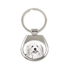 Artdog Coton de Tulear, Cotie - obesek za ključe s psom, obesek za ključe s potiskom, personaliziran obesek blagovne znamke Art-Dog