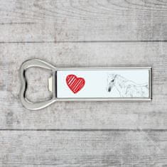 Artdog Lipizzan - odpirač za steklenice s konjem, personaliziran magnet za odpiranje steklenic, unikatno darilo za moške blagovne znamke Art-Dog