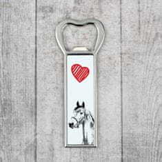 Artdog Morgan Horse - odpirač za steklenice s konjem, personaliziran magnet za odpiranje steklenic, unikatno darilo za moške blagovne znamke Art-Dog