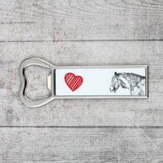 Artdog Shire Horse - odpirač za steklenice s konjem, personaliziran magnet za odpiranje steklenic, unikatno darilo za moške blagovne znamke Art-Dog