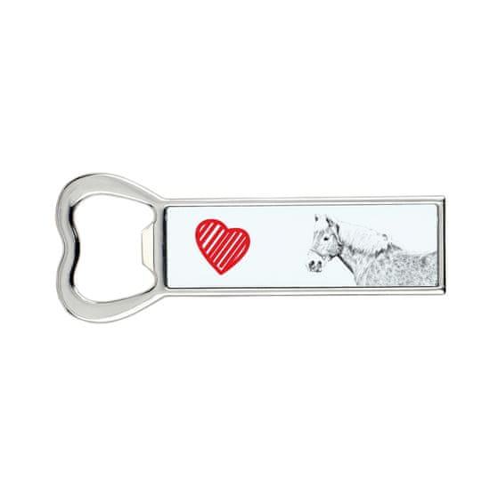 Artdog Haflinger Fohlen - odpirač za steklenice s konjem, personaliziran magnet za odpiranje steklenic, unikatno darilo za moške blagovne znamke Art-Dog