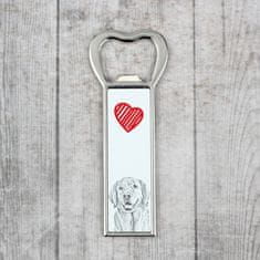 Artdog Golden Retriever - odpirač za steklenice s psom, personaliziran odpirač za hladilnik, unikatno darilo za moškega znamke Art-Dog