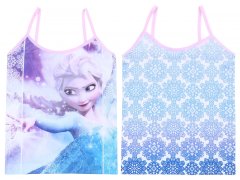 Disney 2 x Modra spodnja majica DISNEY FROZEN 7-8 lat 128 cm