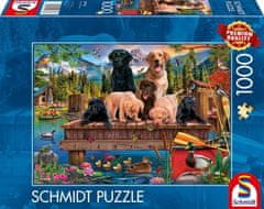 Schmidt Puzzle Pasja družina ob jezeru 1000 kosov