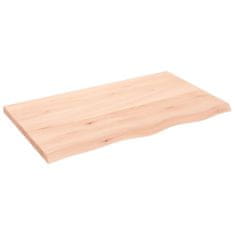 Vidaxl Kopalniški pult 100x60x(2-4) cm neobdelan trden les