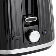 Russell Hobbs Eden 2S toaster, črn