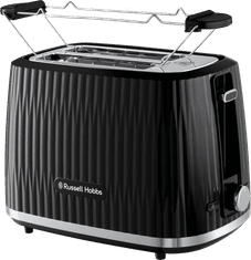 Russell Hobbs Eden 2S toaster, črn