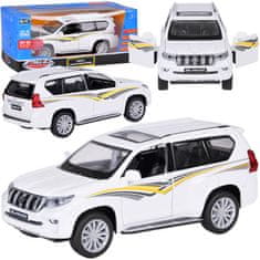 Toys Kovinski model avtomobila TOYOTA LAND CRUISER PRADO light sound SUV ZA5056